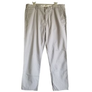 Polo Ralph‎ Lauren 35x32 Tan Classic Fit Flat Front Pants Chino Stretch